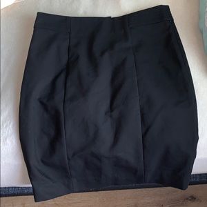 H&M black buisiness skirt size 6